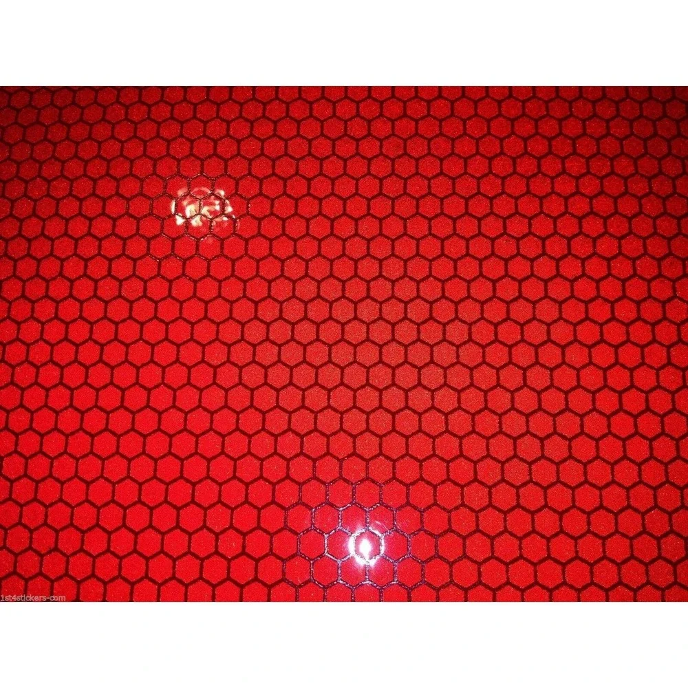 3M RED Diamond Grade Reflective Vinyl Adhesive Cutter‎ Sign 15